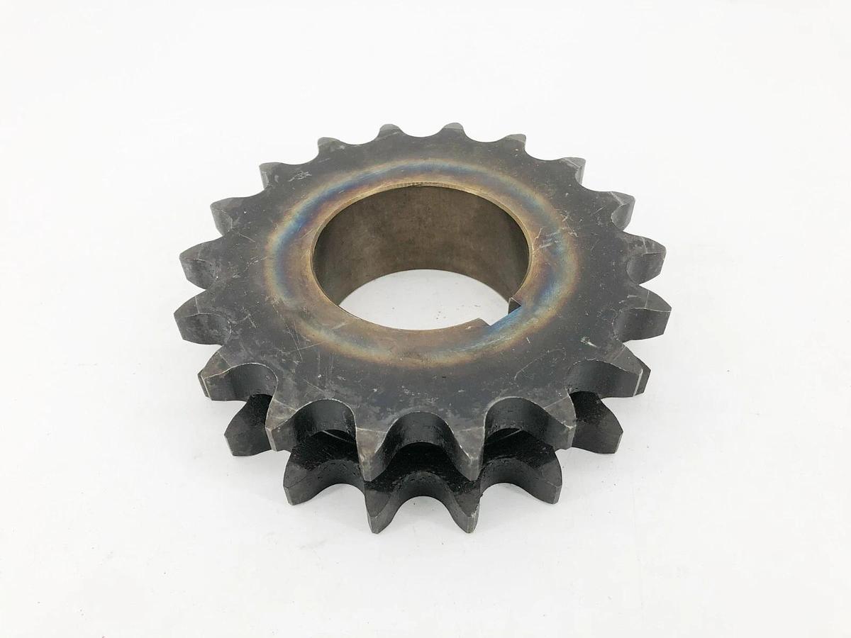 Used Martin D80Q18H Split Double Roller Sprocket 18 Teeth 2-3/4" Bore