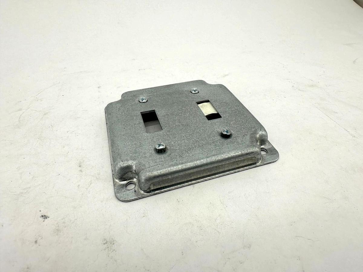 Lot of 6 New Steel City RS-5 2 Toggle Switch Cover 4" - No Box