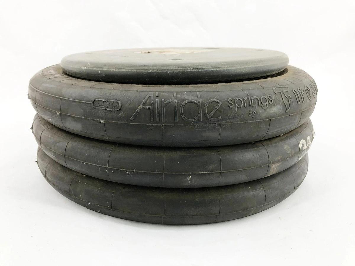 Used Firestone W01-358-7802 Air Spring Triple Conv. 3/4NPT 313C 4X3/8BN - No Box