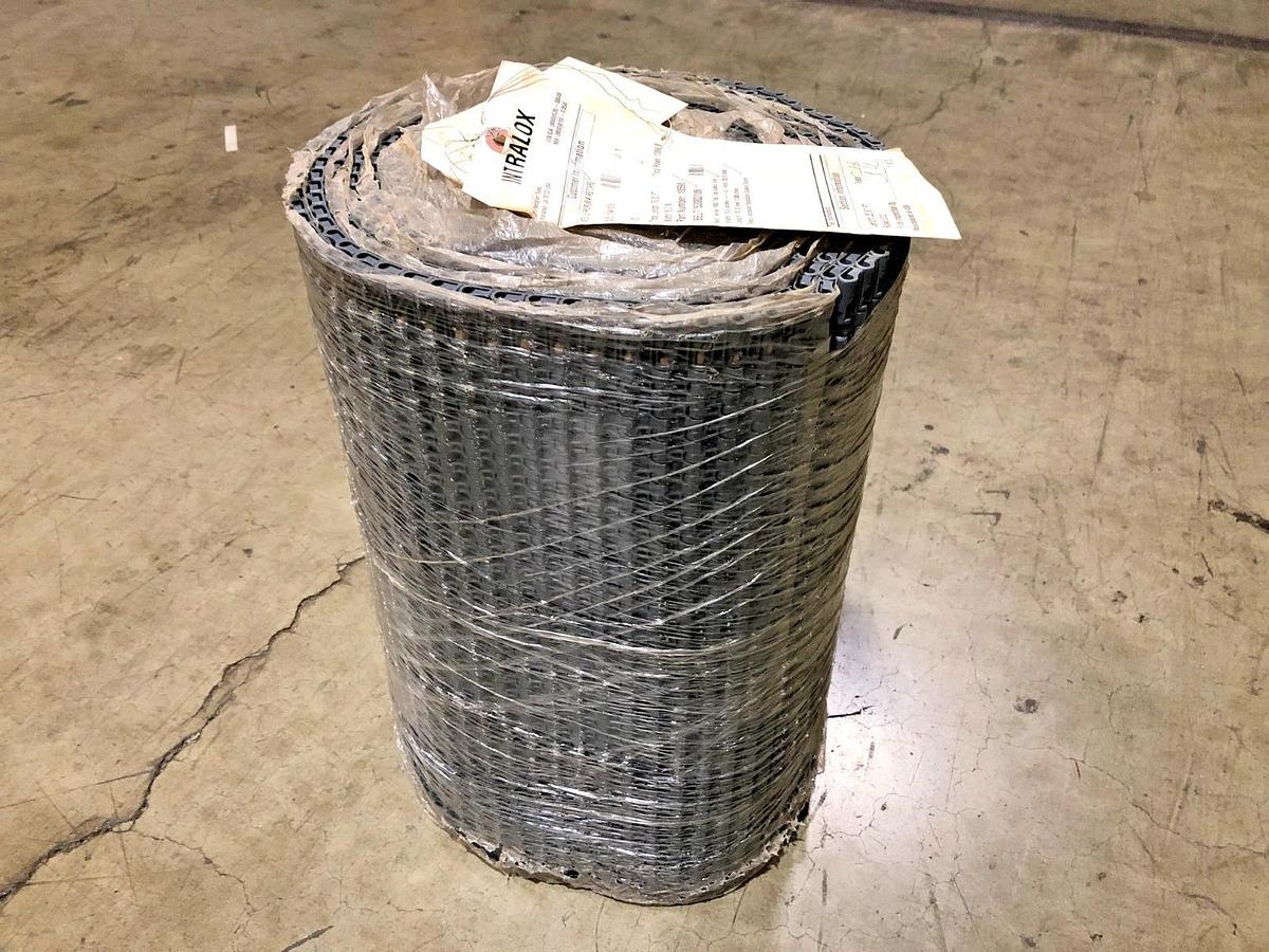 New Intralox 18598 Series 1000 Flat Top Acetal Grey 18" W x 25.87FT. - No Box