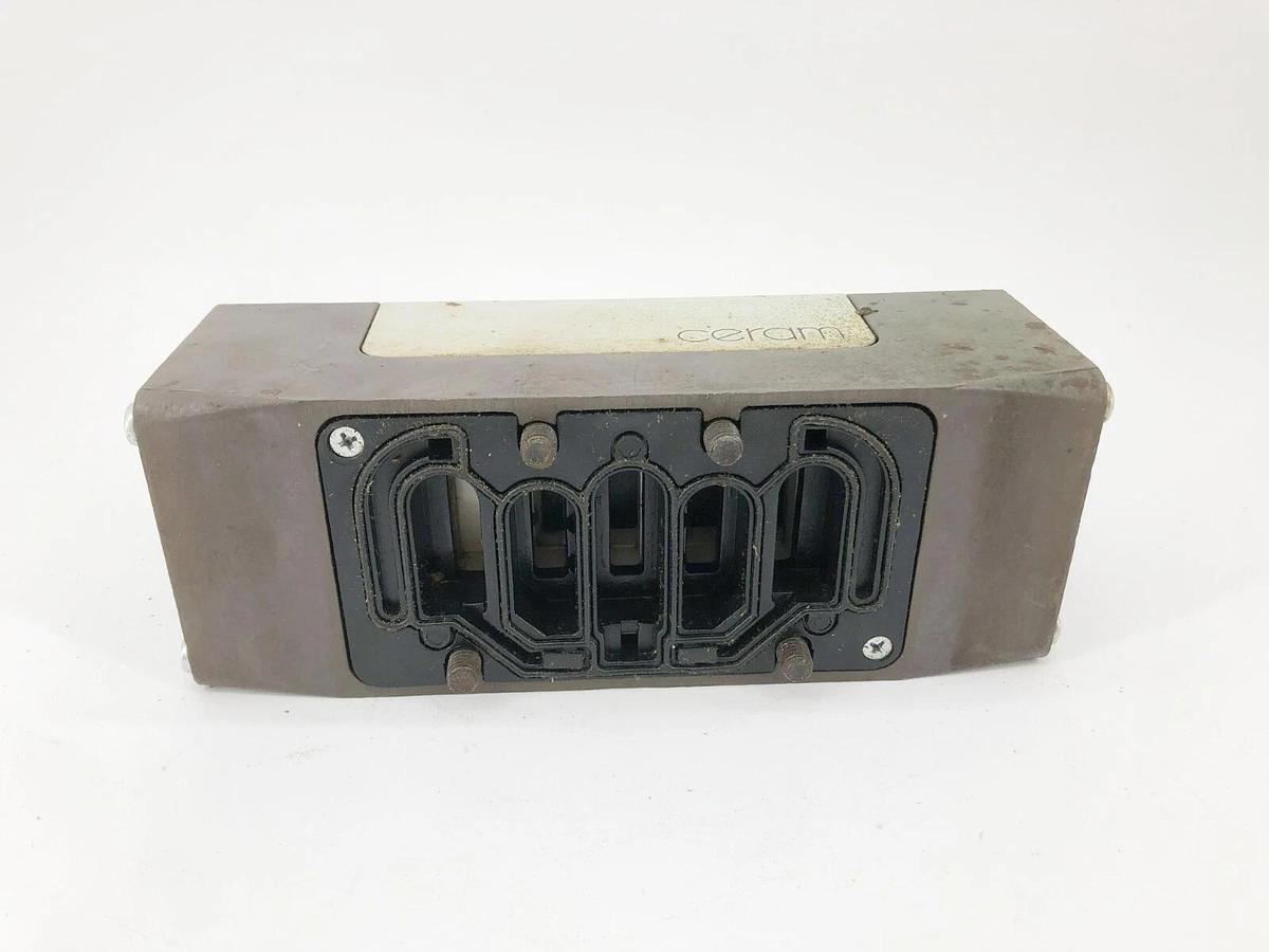 Used Aventics R432006321 Pneumatic Directional Valve 5-Way 150psi Size 4 120VAC