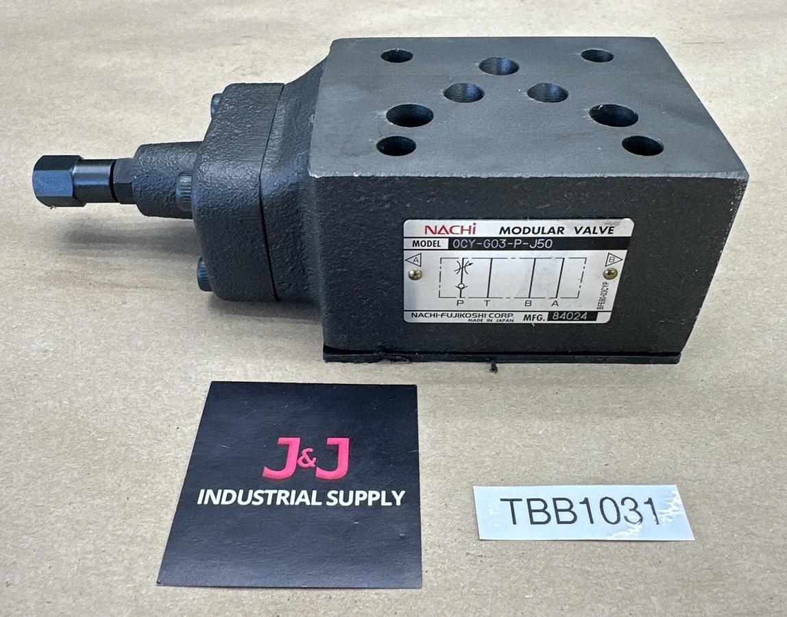 Used Nachi OCY-G03-W-X-J50 Modular Directional Control Valve