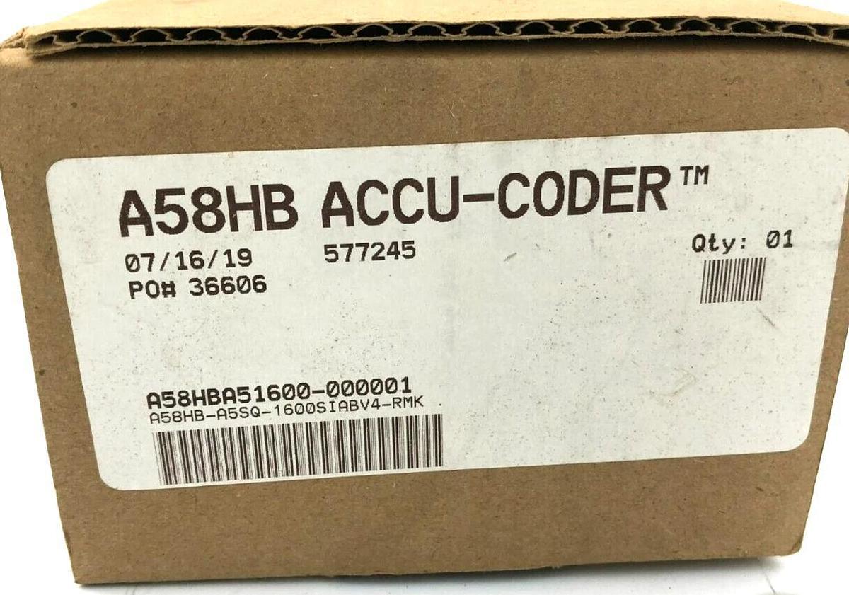 New Encoder Products A58HB-A5SQ-1600SIABV4-RMK Multi-Turn Absolute Encoder