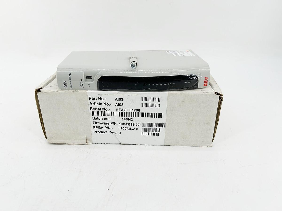 New ABB AI03 Symphony Plus I-O Module 24V 8 Channels