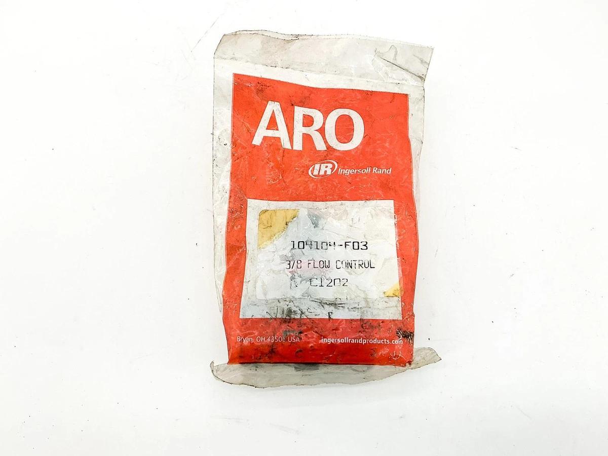 New Ingersoll Rand ARO 104104-F03 Flow Control Valve 3/8"