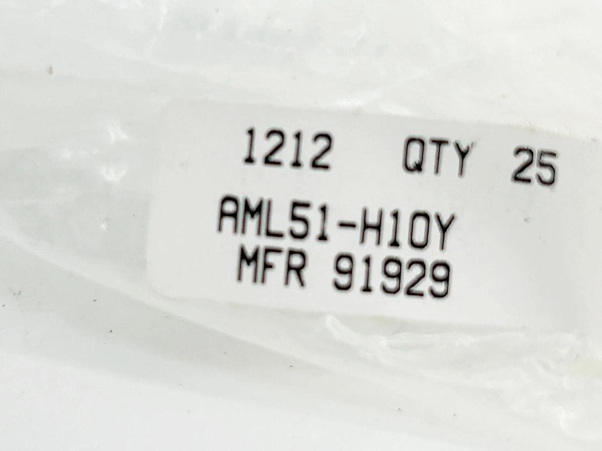 New Lot of 20 Honeywell AML51-H10Y Unsealed OI-PB Switch Yellow