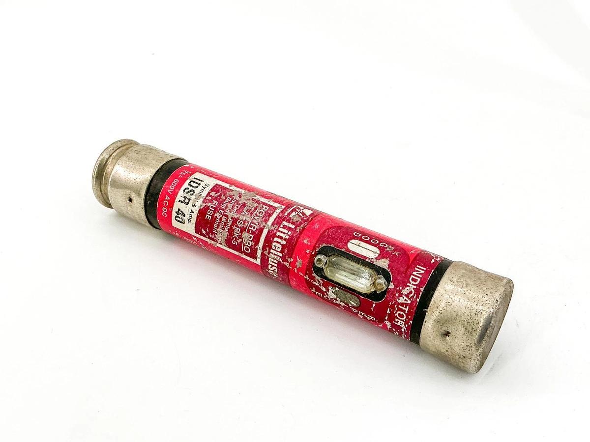 New Lot of 2 Littelfuse IDSR-40 Time Delay Dual Element Fuse 40A 600V Class RK5