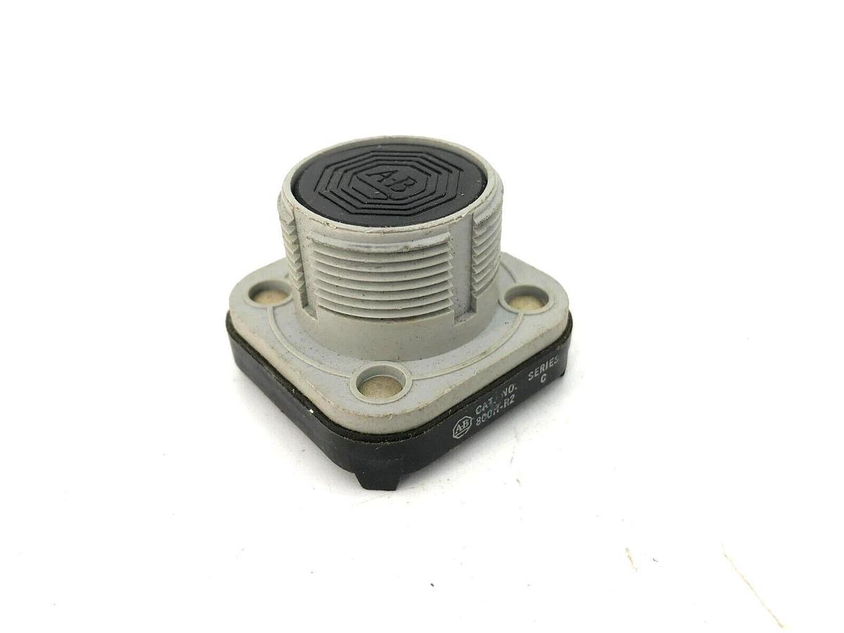 New Allen Bradley 800H-R2 Ser. C Black Pushbutton (No Contact Block)