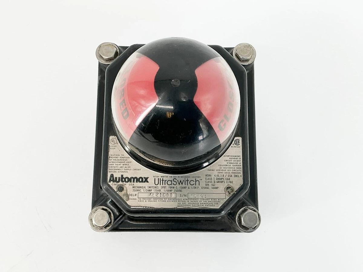 Used Automax XL21000 UltraSwitch Flow Monitor Valve 10/15A 250V