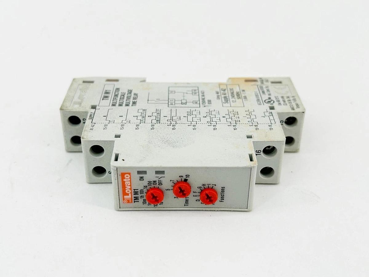 New Lovato TMM1 Multifunction Timer Relay 1 Output 50/60Hz 240V