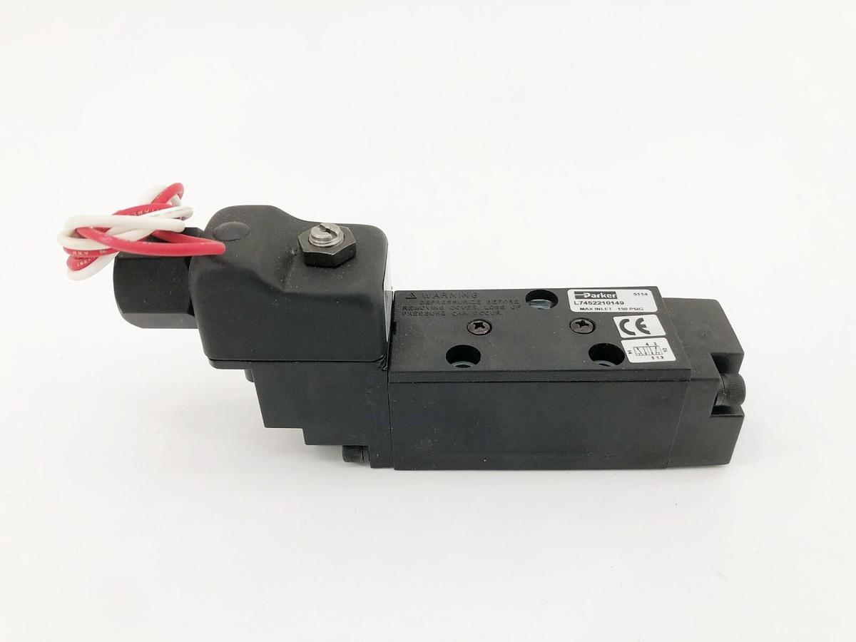 New Parker L7452210149 Pneumatic Valve 24VDC 6W - No Box