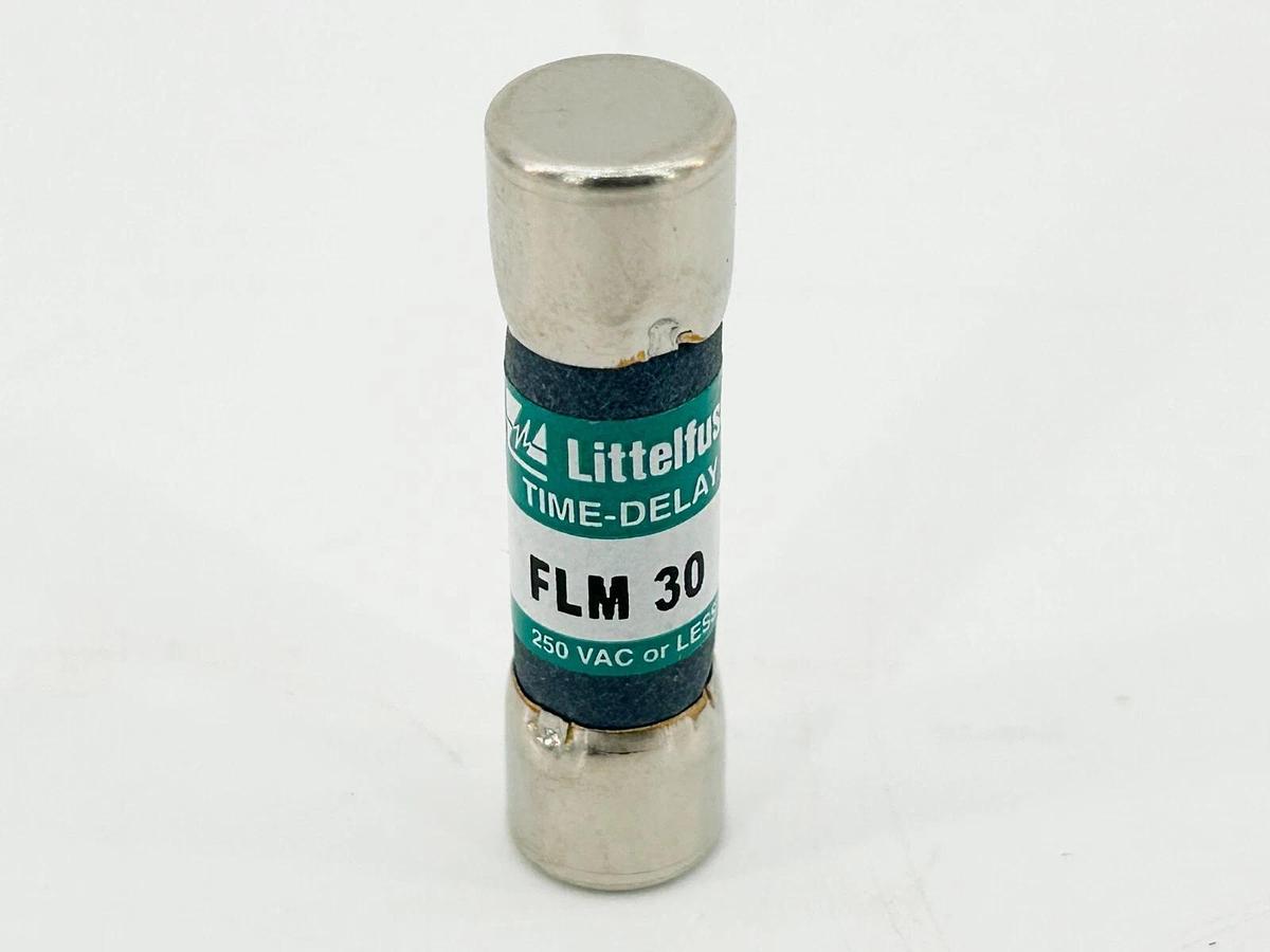 New Box of 10 Littelfuse FLM-30 Time Delay Fuse 30Amp 250V