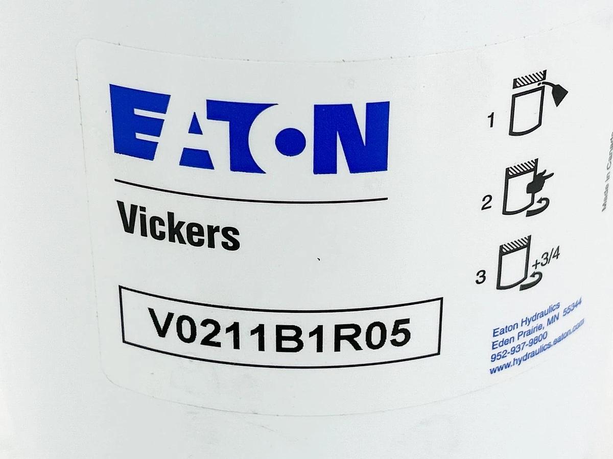New Eaton V0211B1R05 Spin On Hydraulic FIlter Element 6 Micron Absolute - No Box