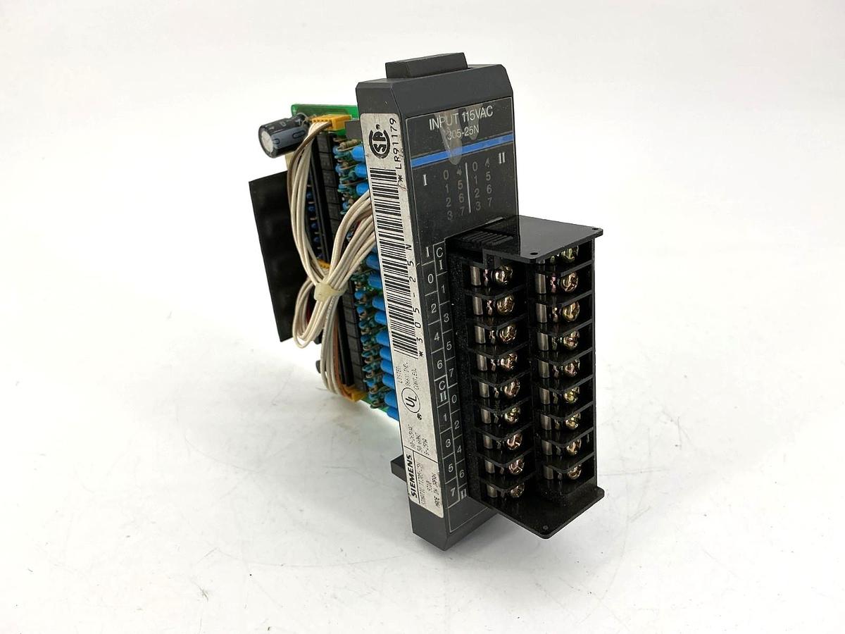 Used Siemens TI305-25N Input Module 115VAC 16-Point 80-265VAC 50/60HZ 8-25mA 305-25N