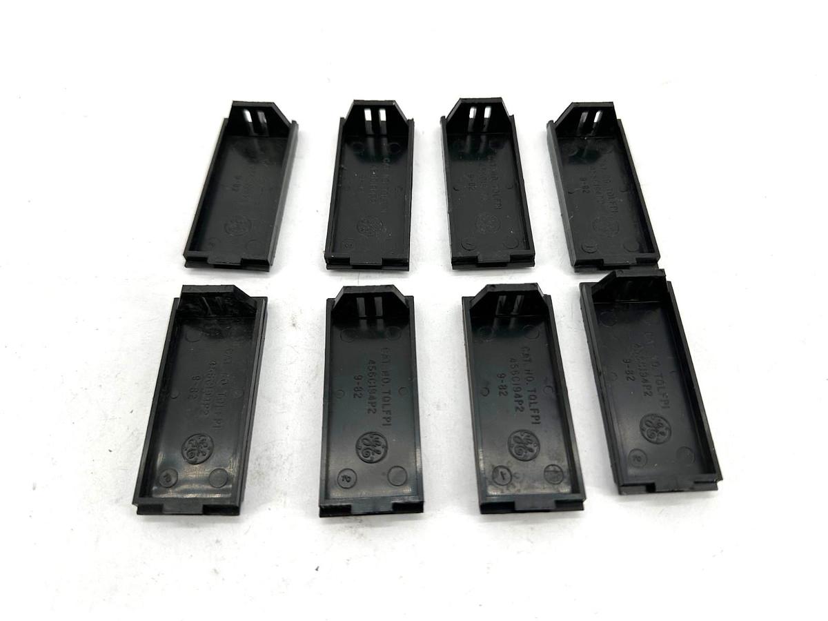 Lot of 8 General Electric TQLFPI Filler Plate 1"x2-1/2" 456CI94P2 - No Box