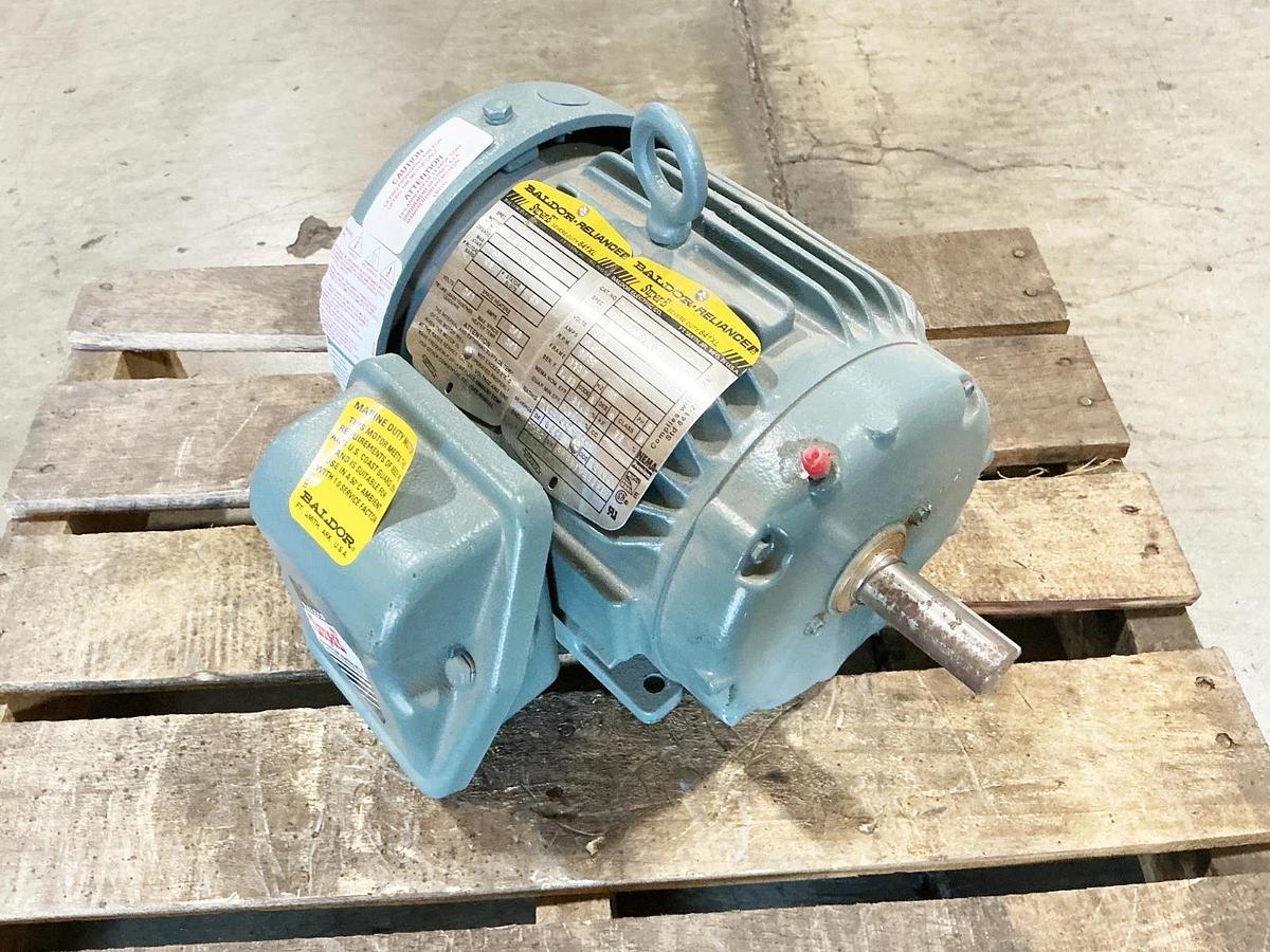 New Baldor ECP83581T-5 Electric Motor 1HP 575V 1.1A 1750RPM 60Hz 3PH - No Box