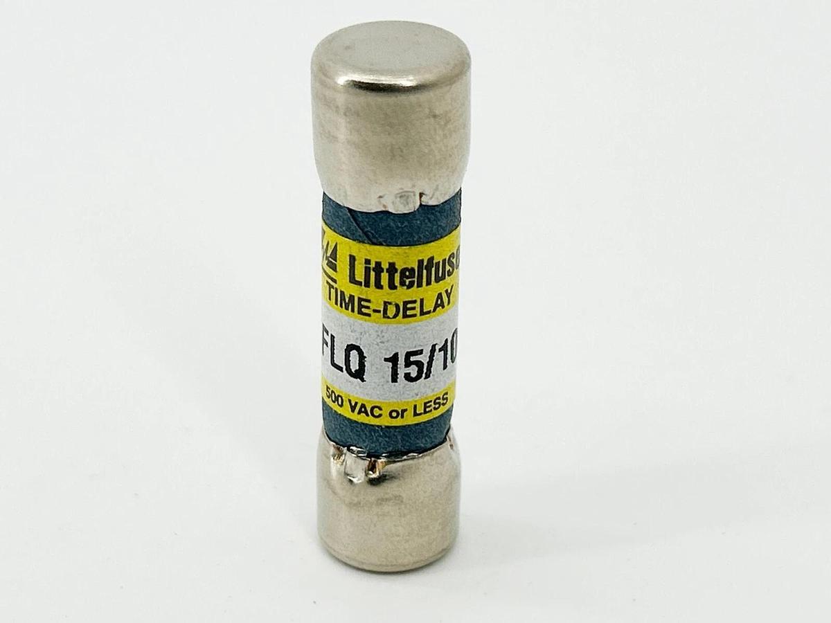 New Lot of 5 Littelfuse FLQ-15/100 Time Delay Fuse .150A 500V - No Box