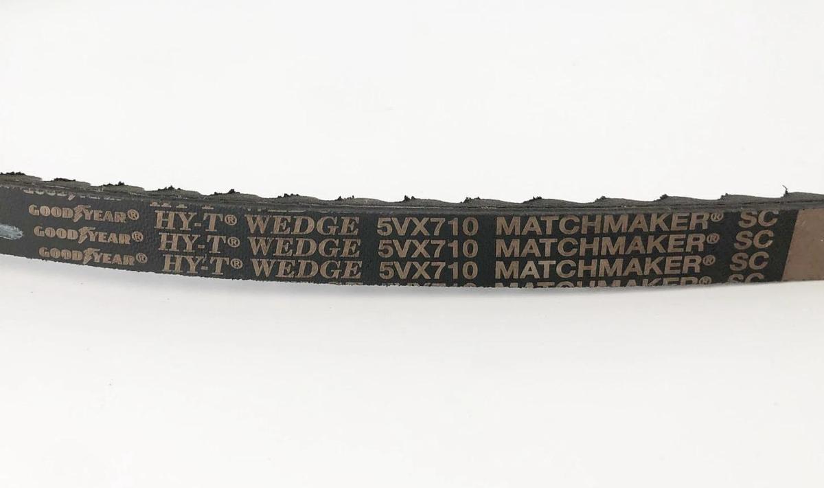 Lot of 2 New New Goodyear 5VX710 HY-T Wedge Cogged V-Belts - No Box
