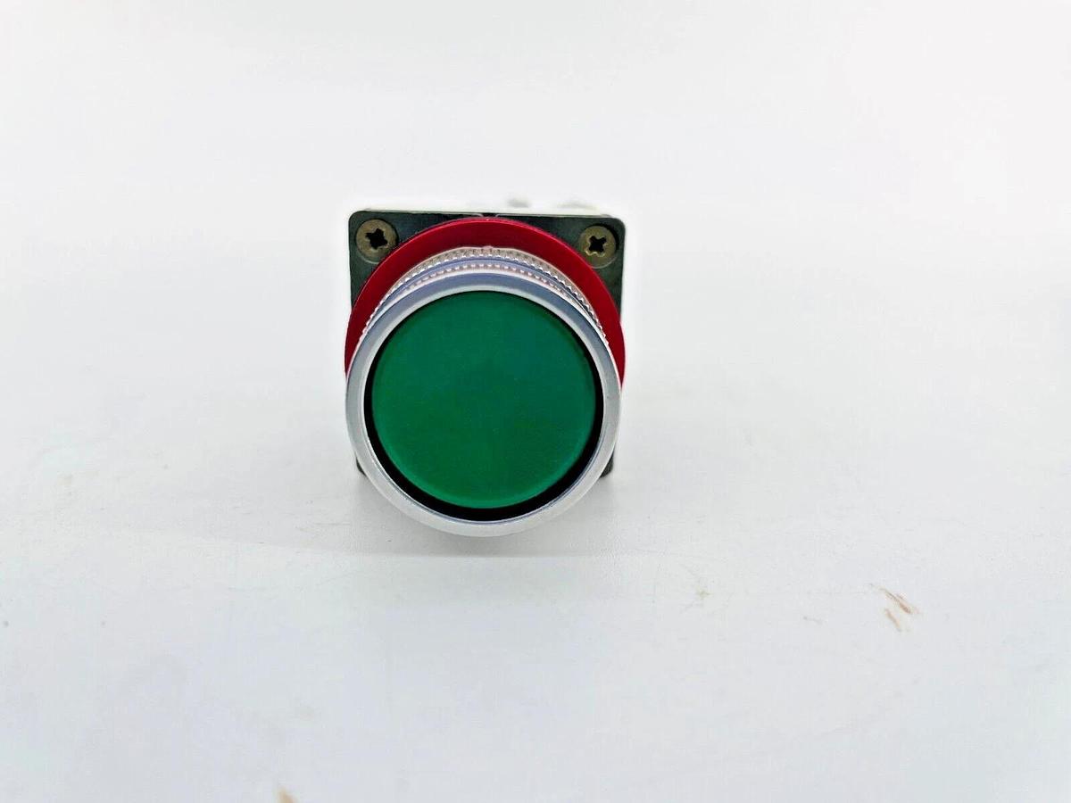 New Allen Bradley 800MR-A1AK Push Button Flush Head 1NO 1NC Green