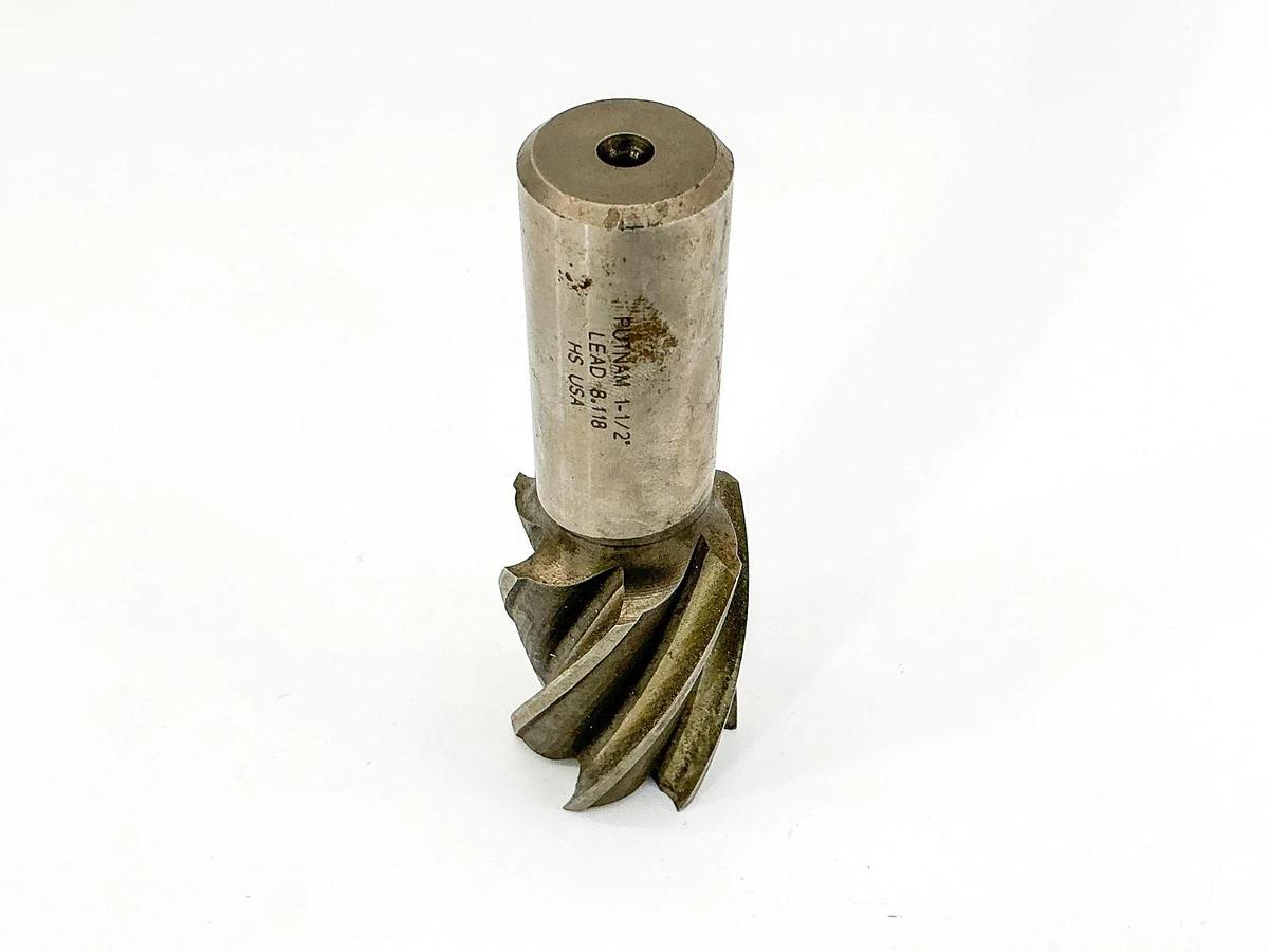 Used Putnam 1-1.2" End Mill Cutter Lead 8.118