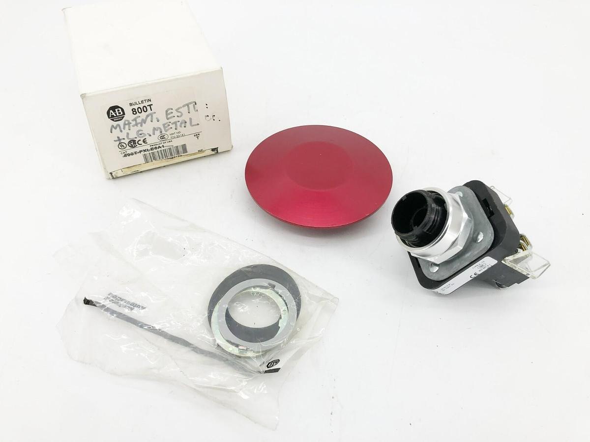 New Allen Bradley 800T-FXLE6A1 Ser. T Push-Pull Device 30mm 2-Position 63mm Red