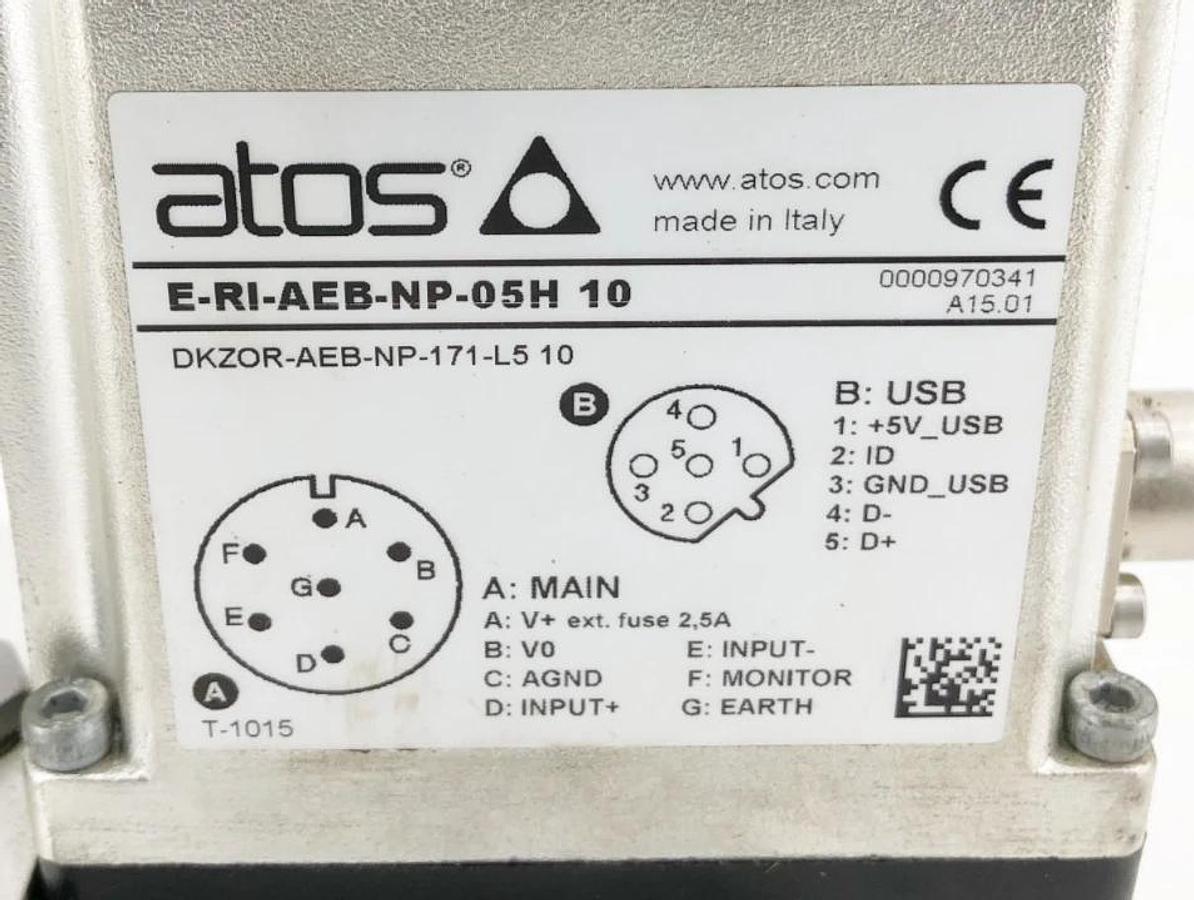 New Atos E-RI-AEB-NP-05H 10 Proportional Valve DKZOR-AEB-NP-171-L5 10 - No Box