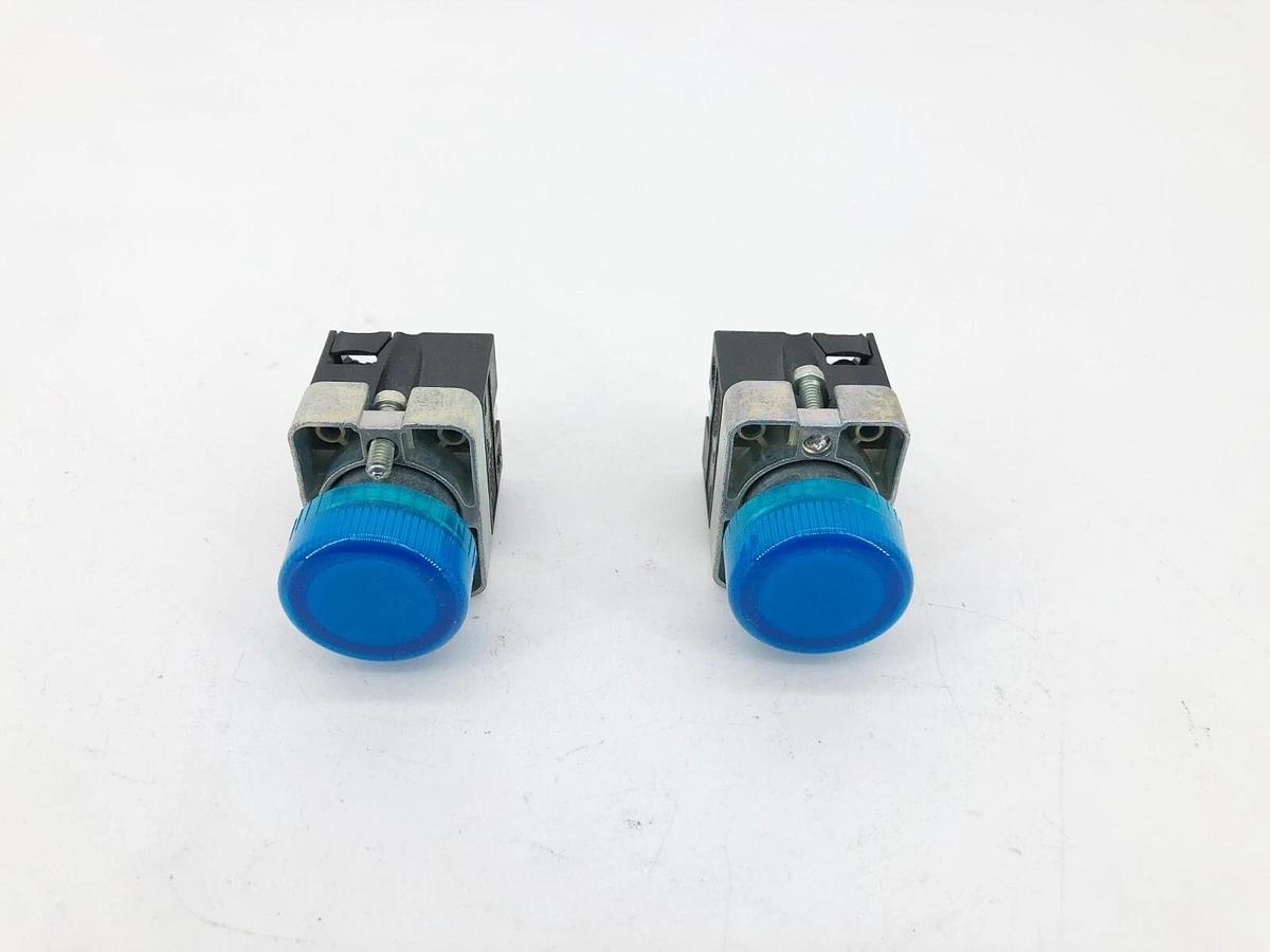 Lot of 2 New Automation Direct GCX1234-24L Indicating Lights Blue 24VAC/DC
