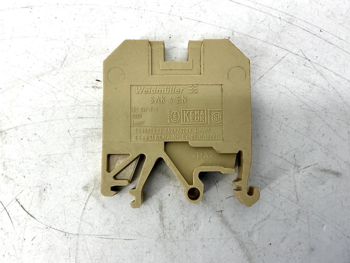 Used Lot of 14 Weidmuller SAK-4/EN Terminal Block 750V/420V