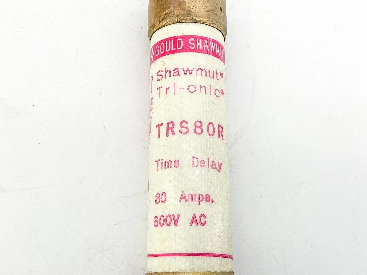 New Gould TRS80R Time Delay Fuse 80A 600V Class RK5 - No Box
