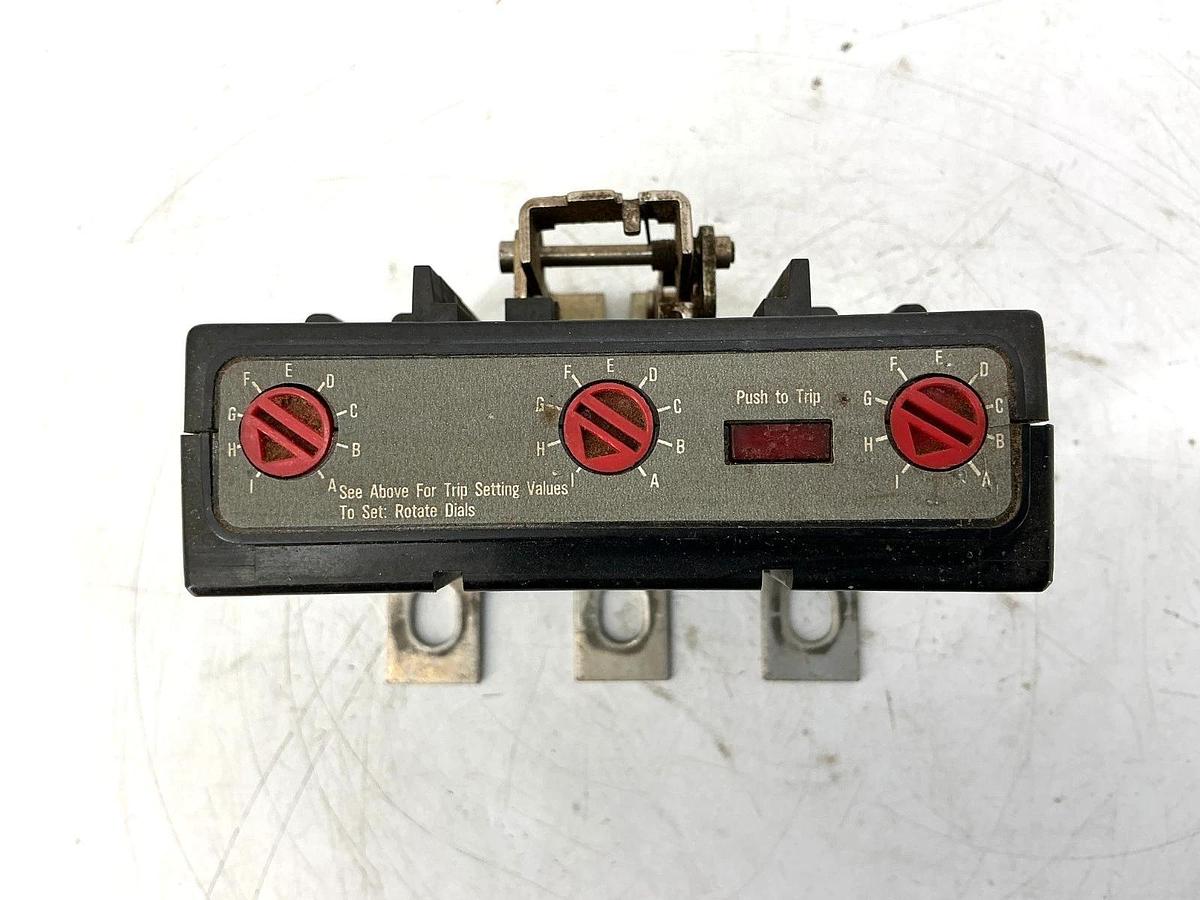Used Westinghouse 1491D72G59 Circuit Breaker Trip Unit 3-Pole