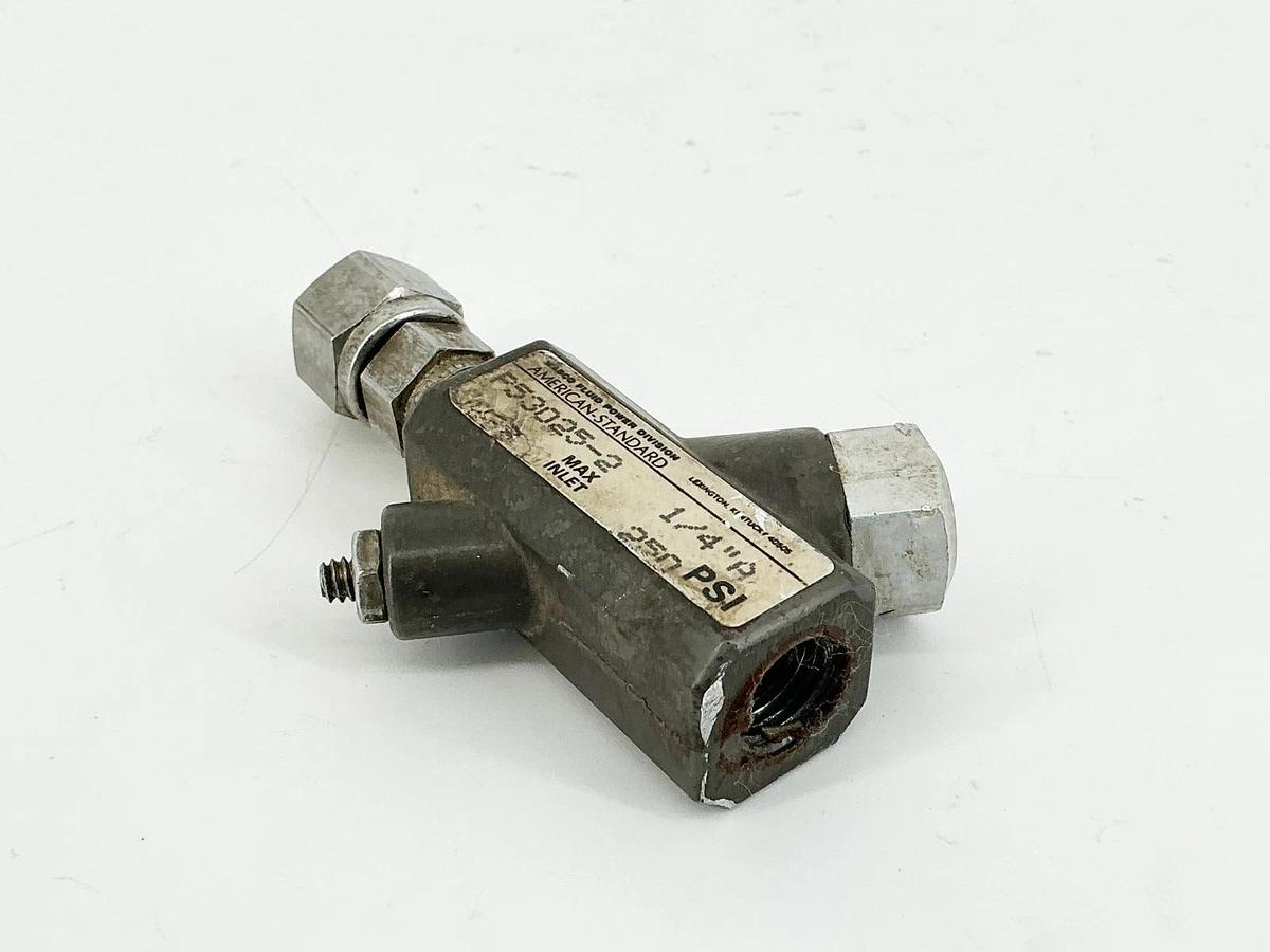 Used American Standard P53025-2 Floreg Valve 1/4" 250PSI