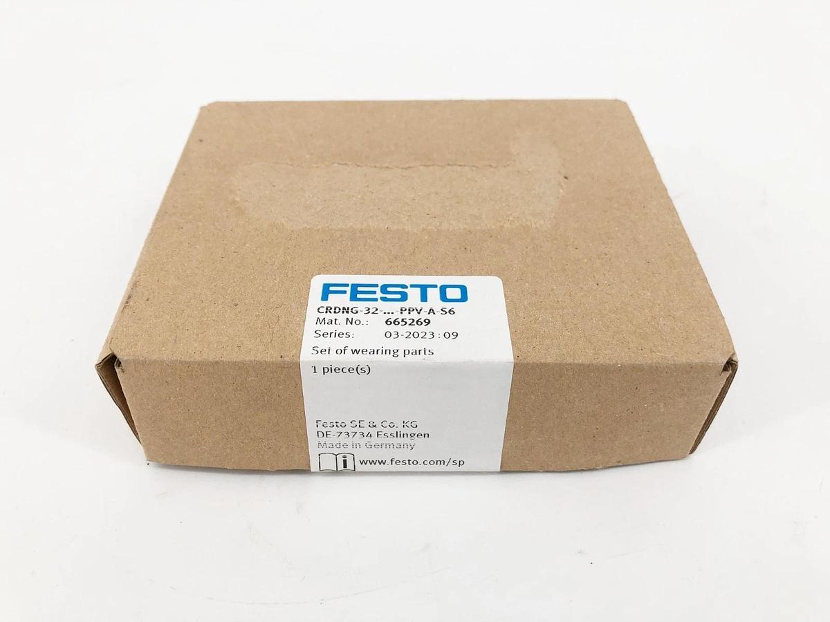 New Festo CRDNG-32-...-PPV-A-S6 Set of Wearing Parts 665269 - Sealed Box