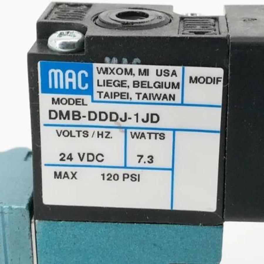 New MAC Valves 411A-B0A-DM-DDDJ-1JD Solenoid Valve 24VDC 7.3W 2-120psi