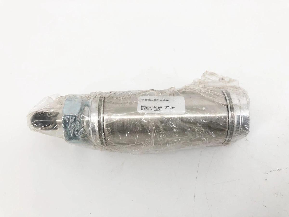 New 612759-0001-1616 Pneumatic Cylinder 250psi - No Box