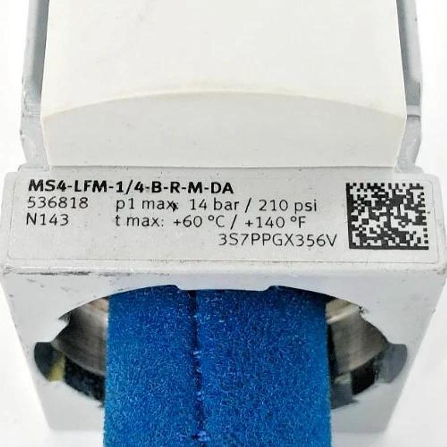 New Festo MS4-LFM-1/4-B-R-M-DA Pressure Reducing Valve (Missing Filter Housing)