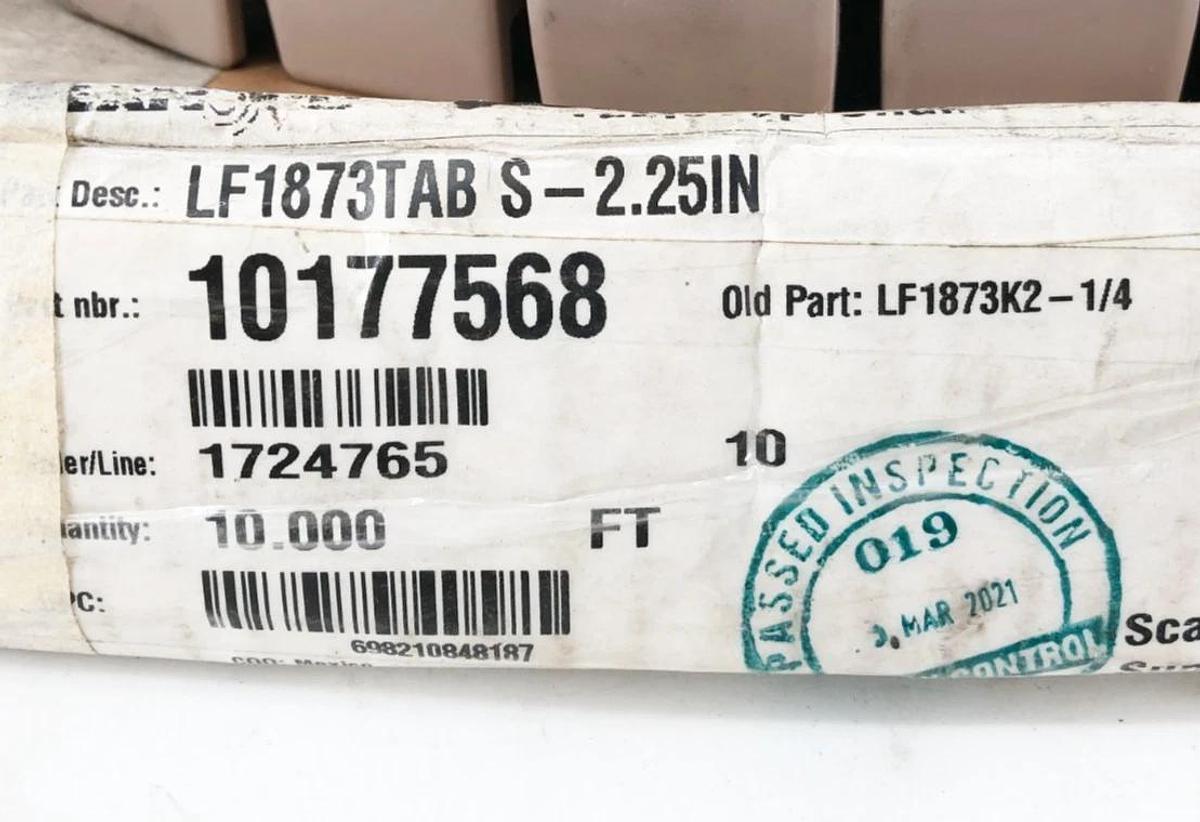 New Rexnord LF1873TAB S-2.25IN Chain 7 FT 10177568 LF1873K2-1/4