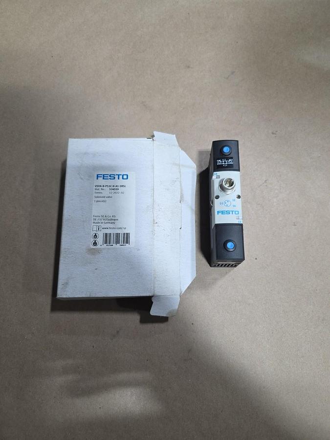New Festo VSVA-B-P53C-ZD-A1-1T1L Pneumatic Solenoid Valve 24VDC 539162