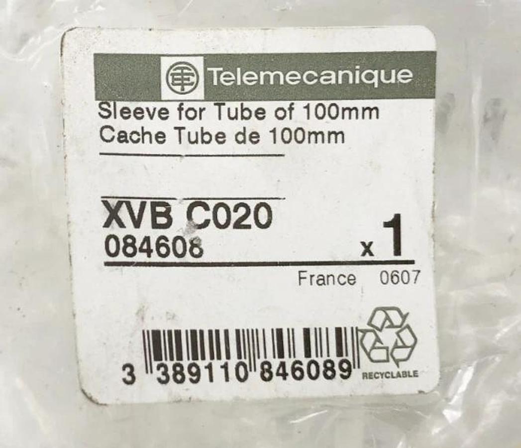 Lot of 2 New Telemecanique XVB C020 Sleeve for Tube 100mm 084608 - No Box