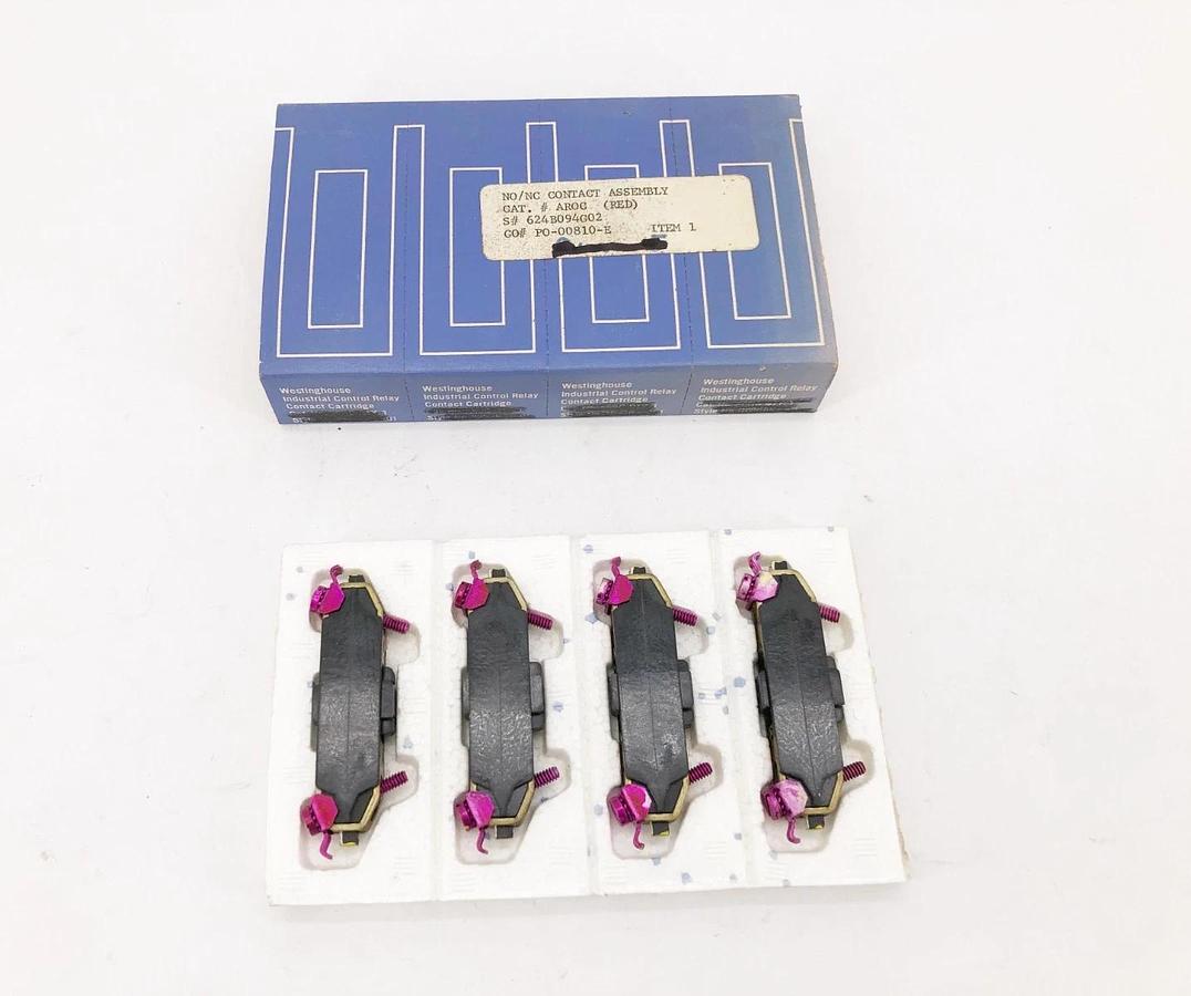 Box of 4 New Westinghouse AROC Contact Cartridges 624B094G02