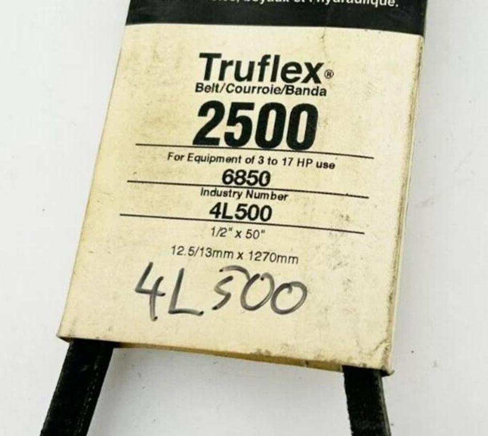 Lot of 3 New Gates 2500 V-Belts, 4L500