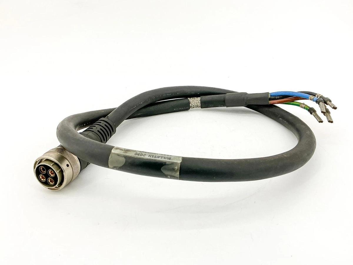 Used Allen Bradley 2090-UXNPAMP-10S01 4 Pin 4 Wire Plug Connector 3'