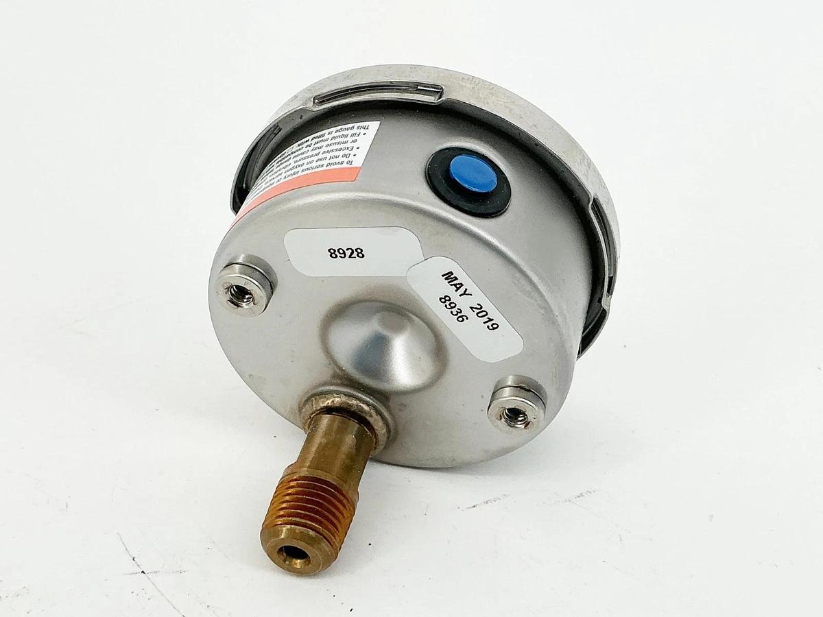 New Ashcroft 25-1009-AW-02B-30# Pressure Gauge 2-1/2" 30PSIG 1/4" NPT 316 Tube