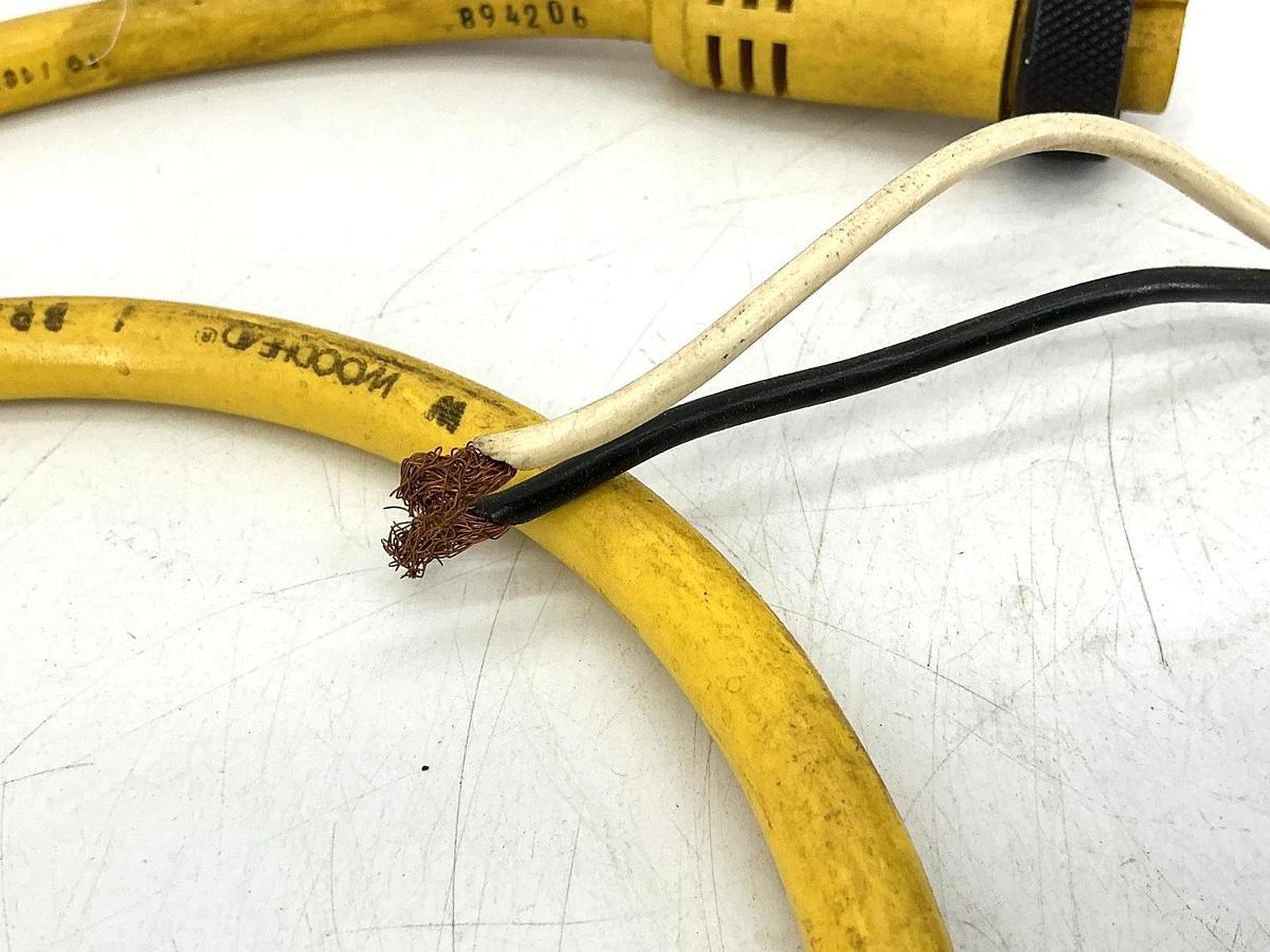 Used Lot of 3 Brad Connectivity 40711 Connector Cable 2P Female 2Wire 13A 600V