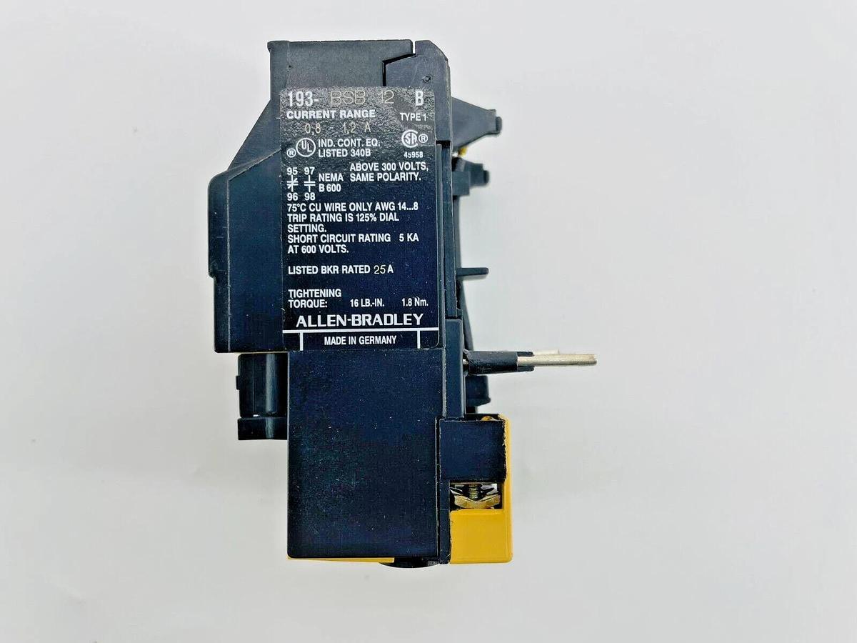 New Allen Bradley 193-BSA70 Overload Relay .40-.60A Ser B
