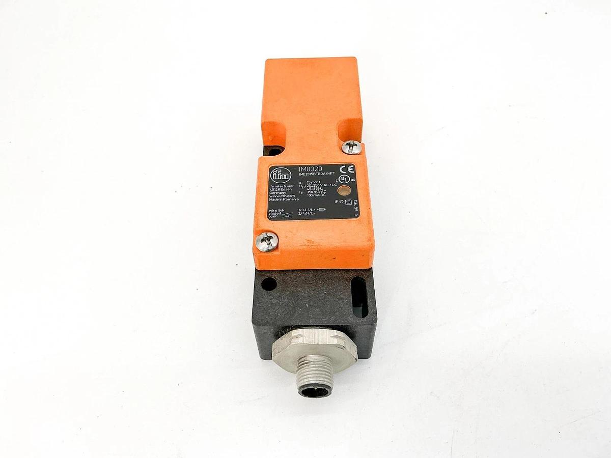 New IFM IME2015BFBOA/NPT Proximity Sensor 250V 300mA 15mm IM0020 - No Box