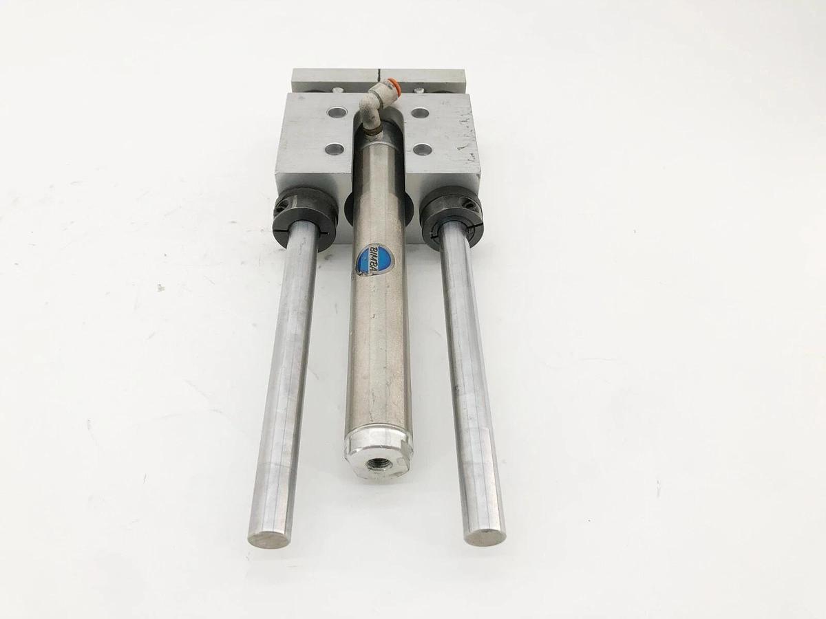 Used Bimba TE-096-EB2 Pneumatic Linear Thruster Actuator 1-1/16" Bore 6" Stroke