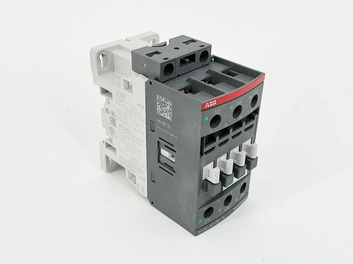 Used ABB AF26-30-00-13 Contactor 50A 3P 690V 50/60Hz Din Rail Mount