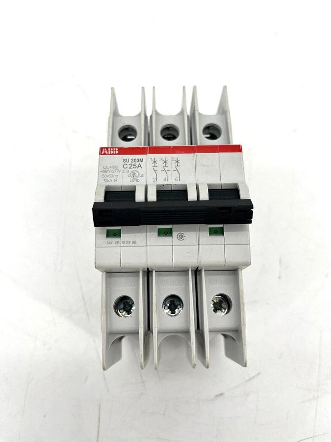 New ABB SU203M-C25 Miniature Circuit Breaker 25A 480V 2CDS273337R0254