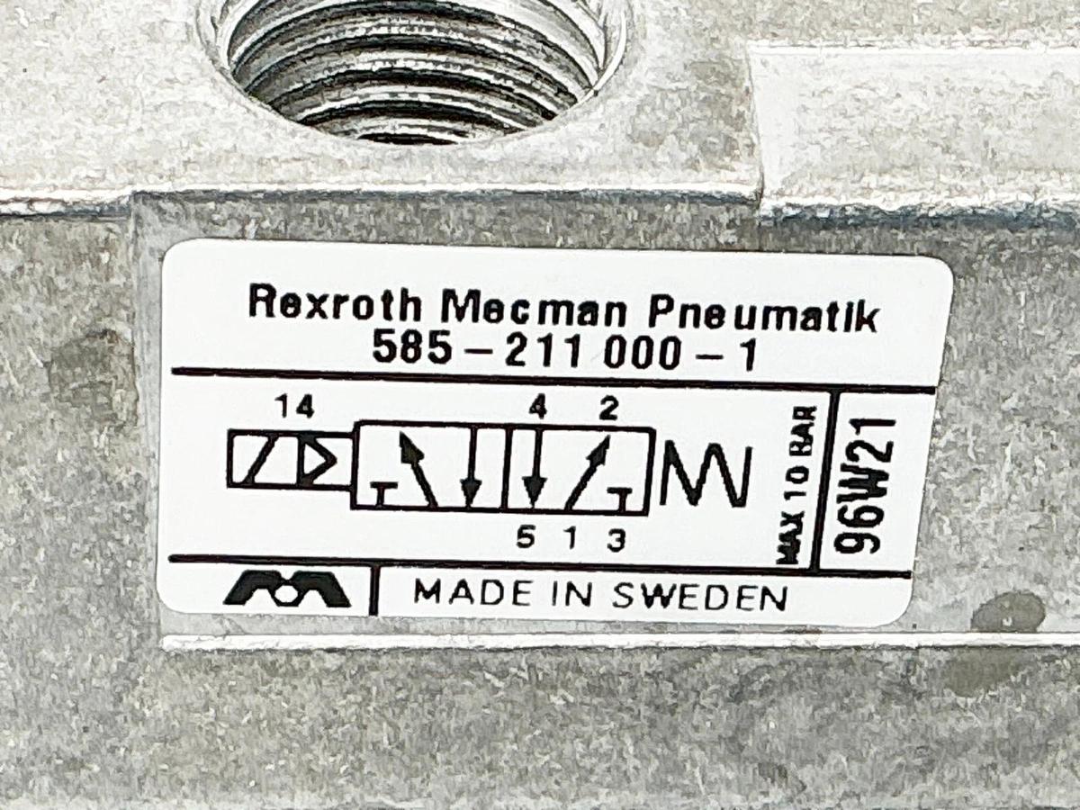 New Rexroth Mecman 585-211-000-1 Solenoid Valve 24V 5W