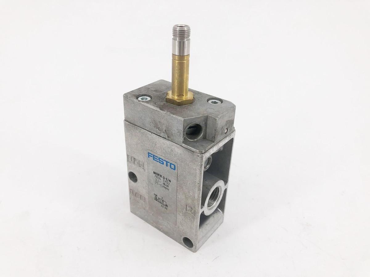 New Festo MOFH-3-1/4 Solenoid Valve 2-Pos. 3-Way 120psi 1/4"NPT 7876 - No Box